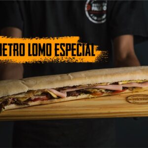 1/2 Metro de Lomo de Cerdo Especial